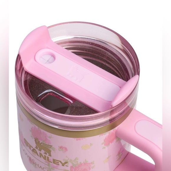 LOVE SHACK FANCY x STANLEY 40 oz IBIZA SUNSET NEW IN BOX UNOPENED PINK FLORAL - Picture 2 of 7